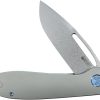 Kubey Supercell Linerlock Folding Knife 3.5" Gray Titanium