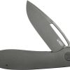 Kubey Supercell Linerlock Folding Knife 3.5" Black Stonewash 14C28N