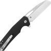 Kubey 10-8 Button Lock Folding Knife 3.13" 14C28N Black G10