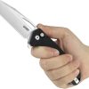Kubey 10-8 Button Lock Folding Knife 3.13" 14C28N Black G10
