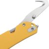 Kubey 10-8 Button Lock Folding Knife Yellow G10 3.13 Blade