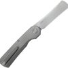 KUB380A_add_02 KB Knives Ikul Button Lock Folding Knife 3.38" M390 Blade Gray Titanium