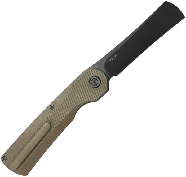KUB380C_add_02 KB Knives Ikul Button Lock Folding Knife Bronze Titanium M390