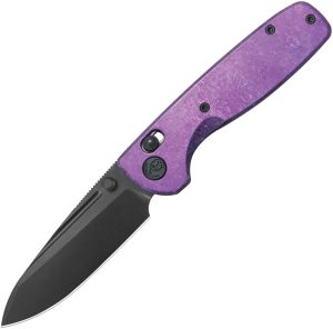 KB Knives Bluff DLC M390 Purple Titanium Folding Knife