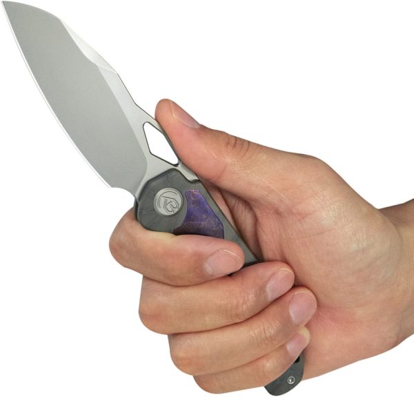 KB Knives Sudden Framelock Flame Folding Knife CPM-20CV 3.5"