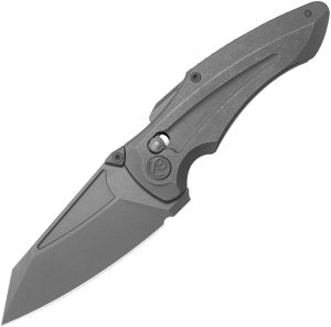 KUB400G Kubey Sumo Folding Knife Gray M390 Stonewash Titanium