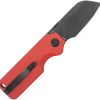 Kubey Boxer Linerlock Folding Knife 2.5" Red G10