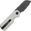 Kubey Boxer Linerlock Folding Knife 2.5" Blade White G10