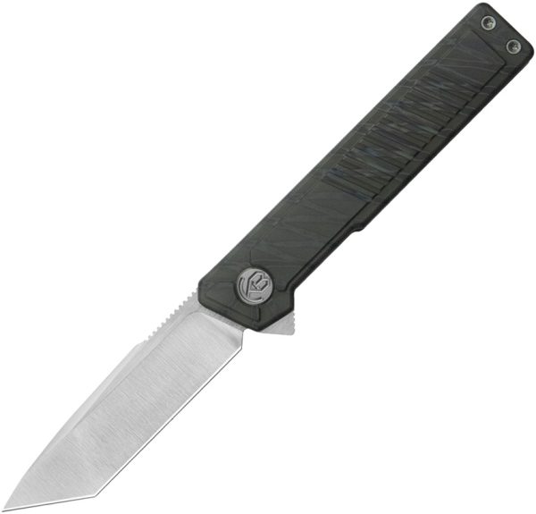 KB Knives Yondu 2.88" M390 Tanto Flame Folding Knife