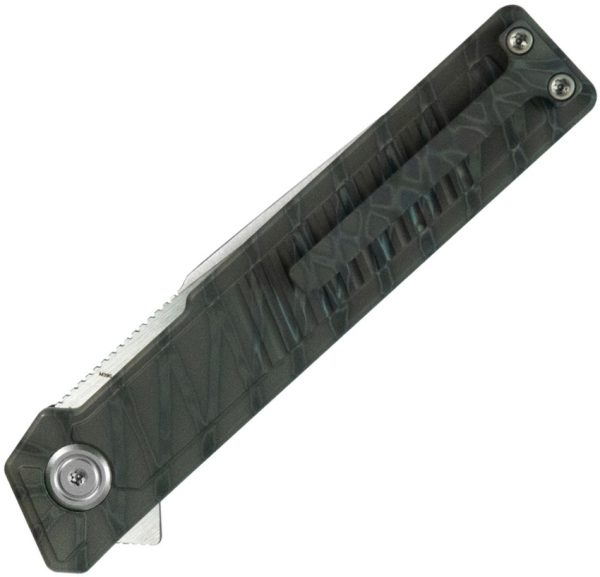 KB Knives Yondu 2.88" M390 Tanto Flame Folding Knife