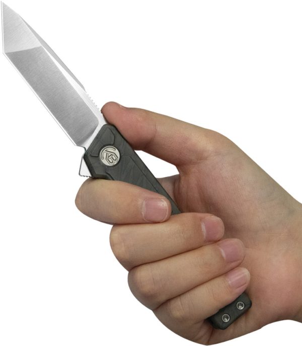 KB Knives Yondu 2.88" M390 Tanto Flame Folding Knife