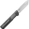 KB Knives Yondu Double Detent Lock Folding Knife 2.88" M390 Tanto Black DLC