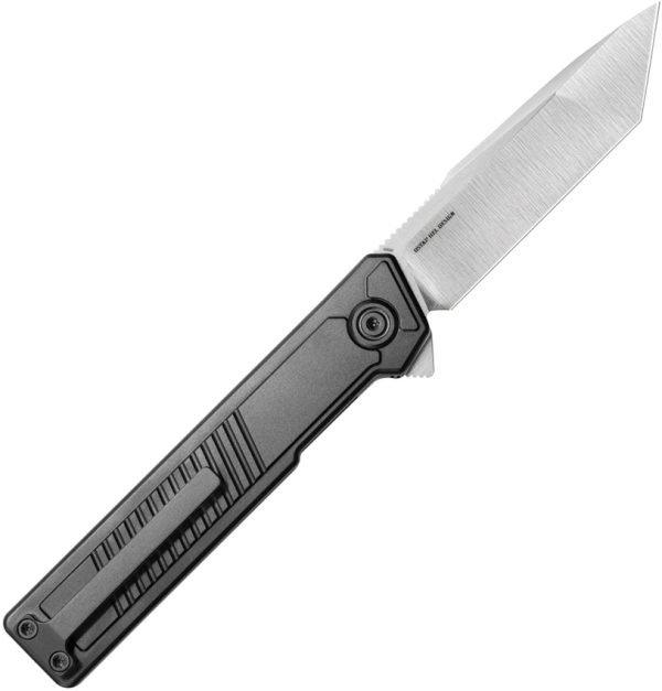 KB Knives Yondu Double Detent Lock Folding Knife 2.88" M390 Tanto Black DLC