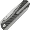 KB Knives Zephyr Folding Knife 3.75" M390 Linerlock Gray Titanium