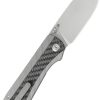 KB Knives Zephyr Folding Knife 3.75" M390 Linerlock Gray Titanium