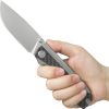 KB Knives Zephyr Folding Knife 3.75" M390 Linerlock Gray Titanium