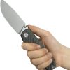 KB Knives Zephyr Linerlock Folding Knife 3.75" M390 Flame Ti/CF