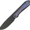 KB Knives Zephyr Linerlock Folding Knife 3.75" Black DLC M390