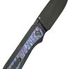 KB Knives Zephyr Linerlock Folding Knife 3.75" Black DLC M390