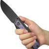 KB Knives Zephyr Linerlock Folding Knife 3.75" Black DLC M390