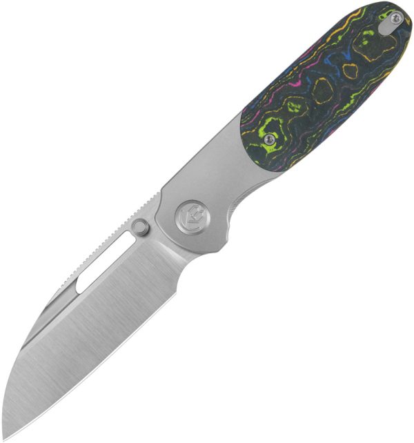KB Knives Icicle Ti 80's Camo Carbon Folding Knife