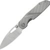 KUB457A KB Knives Sear Framelock Folding Knife 3" S90V Gray Titanium