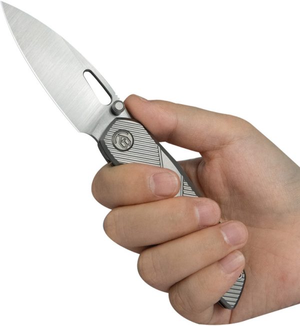 KUB457A_add_03 KB Knives Sear Framelock Folding Knife 3" S90V Gray Titanium