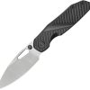 KB Knives Sear Framelock Folding Knife 3" S90V Black DLC Ti