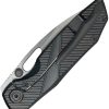 KB Knives Sear Framelock Folding Knife 3" S90V Black DLC Ti
