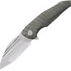 KUB458B KB Knives Navigator Framelock Folding Knife 3.38" M390 Flame Titanium
