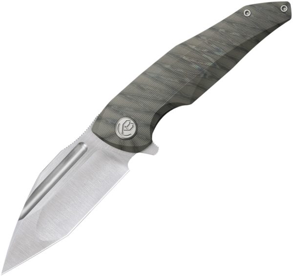 KUB458B KB Knives Navigator Framelock Folding Knife 3.38" M390 Flame Titanium