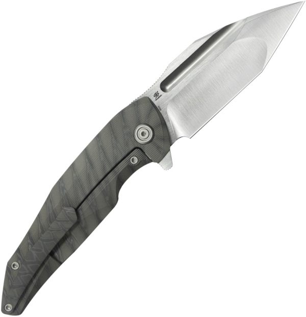 KUB458B_add_02 KB Knives Navigator Framelock Folding Knife 3.38" M390 Flame Titanium
