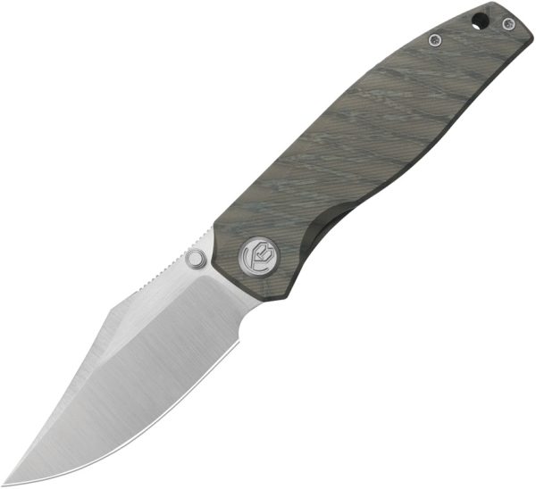 KUB478B KB Knives Classico Flamed Ti Milling Folding Knife