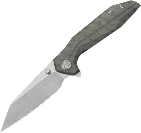 KB Knives Nova Framelock Folding Knife 3.63" M390 Flame Titanium