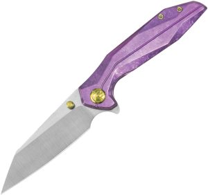 KB Knives Nova M390 Purple Ti Folding Knife