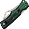 Lansky Small Lockback Folding Knife 2.25" 420 Stainless Green