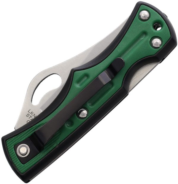 Lansky Small Lockback Folding Knife 2.25" 420 Stainless Green