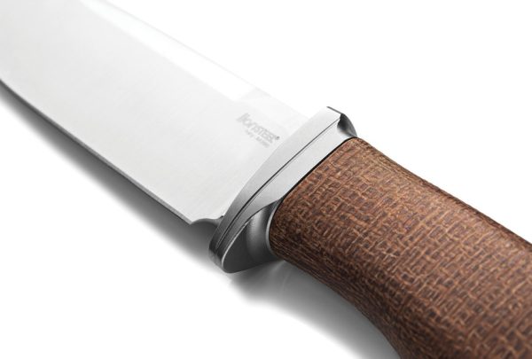 LionSTEEL ACHA Fixed Blade Natural Micarta 4.25" M390