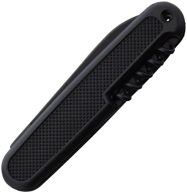 Mil-Tec German Old Style Pocket Knife 4.25" Black ABS