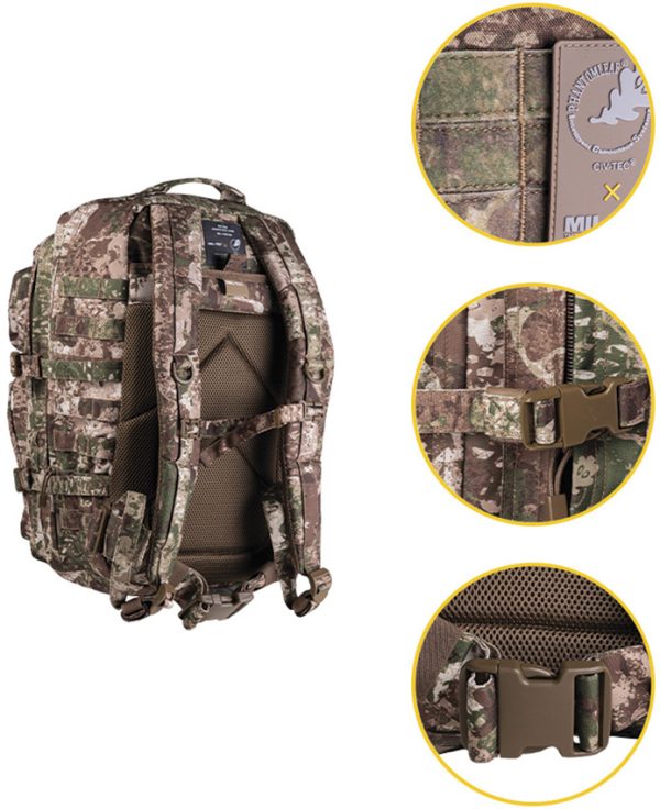 Mil-Tec Assault Backpack Large 36L CIV-TEC WASP I Z2 Camo