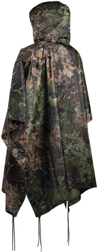 Mil-Tec Z2 Ripstop Wet Weather Poncho CIV-TEC WASP I Z3A Camo w/ Stuff Sack