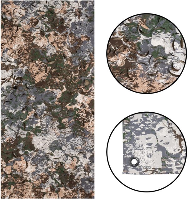Mil-Tec Laser Cut Net 60x118 CIV-TEC WASP I Z1B Camo