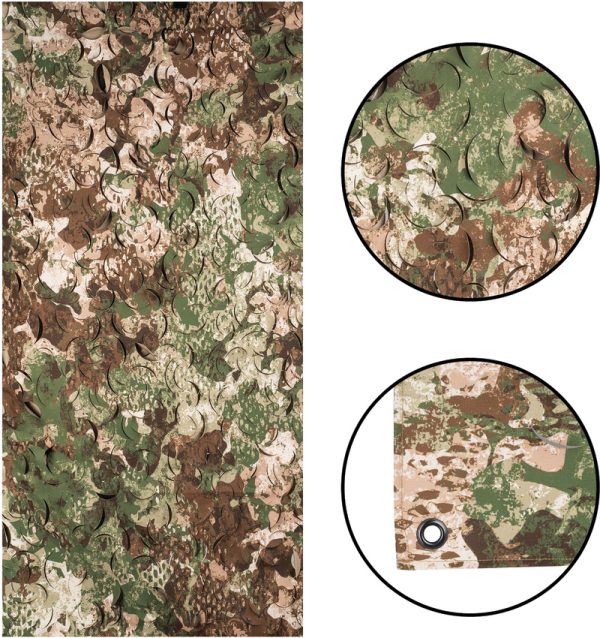 Mil-Tec Laser Cut Net 60" x 118" WASP I Z2 Camo Nylon