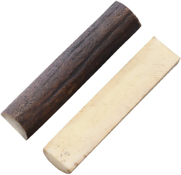 Genuine Stag Handle Scales 2.5" x 0.5" Set of Two