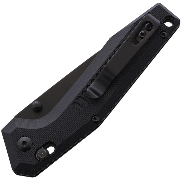 Maserin Sport Pivot Lock Folding Knife 3.5" Black 440 Stainless