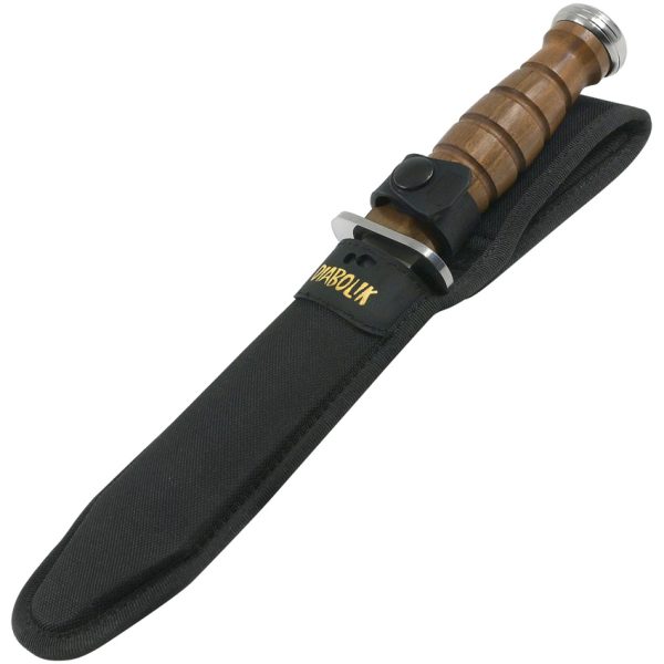 Maserin Diabolik Dagger SE Fixed Blade 6.25in Bohler N690 Walnut
