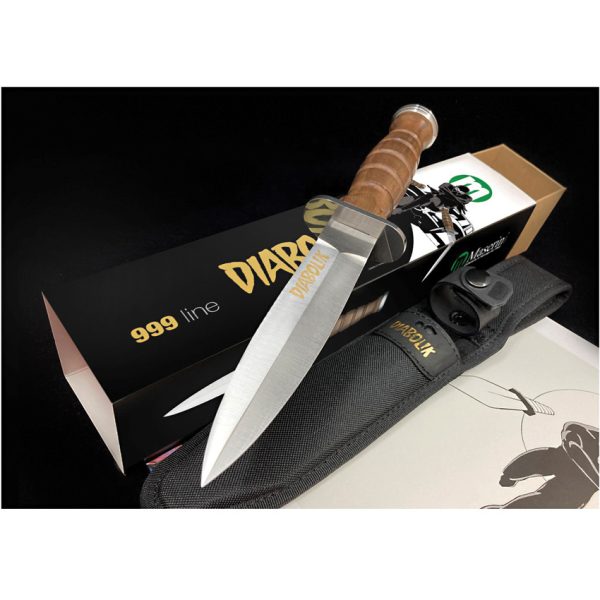 Maserin Diabolik Dagger SE Fixed Blade 6.25in Bohler N690 Walnut
