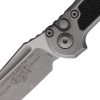 Microtech LUDT Auto Folding Knife GenIII 3.5" Apocalyptic Tanto Blade, Weathered Aluminum Handle, Button Lock