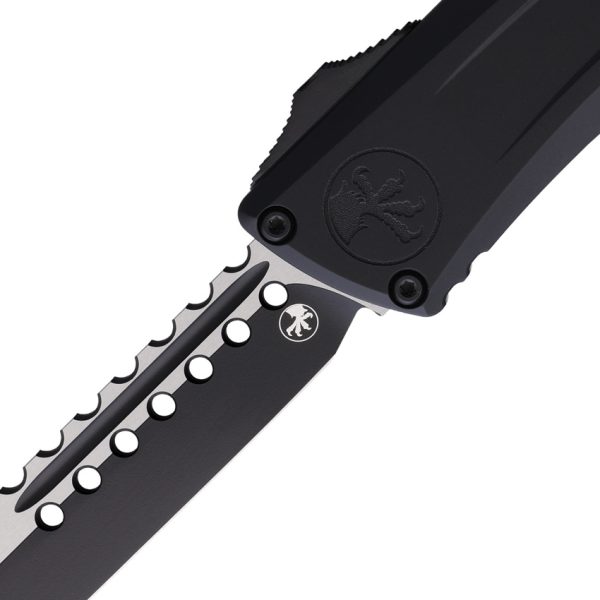 Microtech Auto Combat Troodon Hellhound 4" Tanto Folding Knife