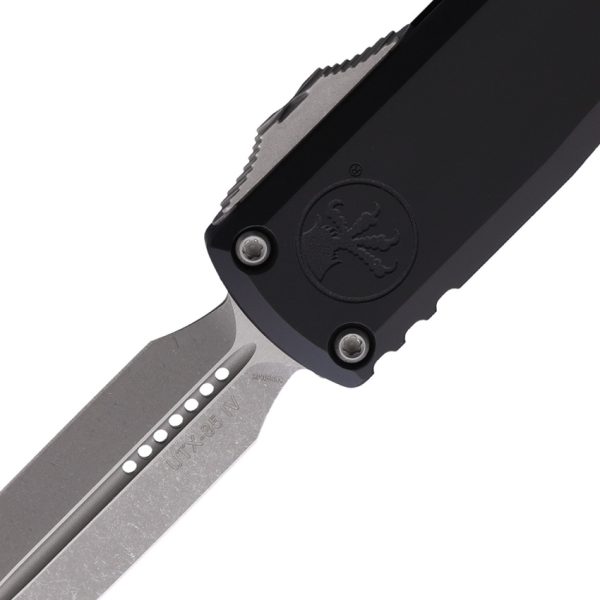Microtech UTX-85 D/E Gen IV OTF Apocalyptic M390MK Blade Black